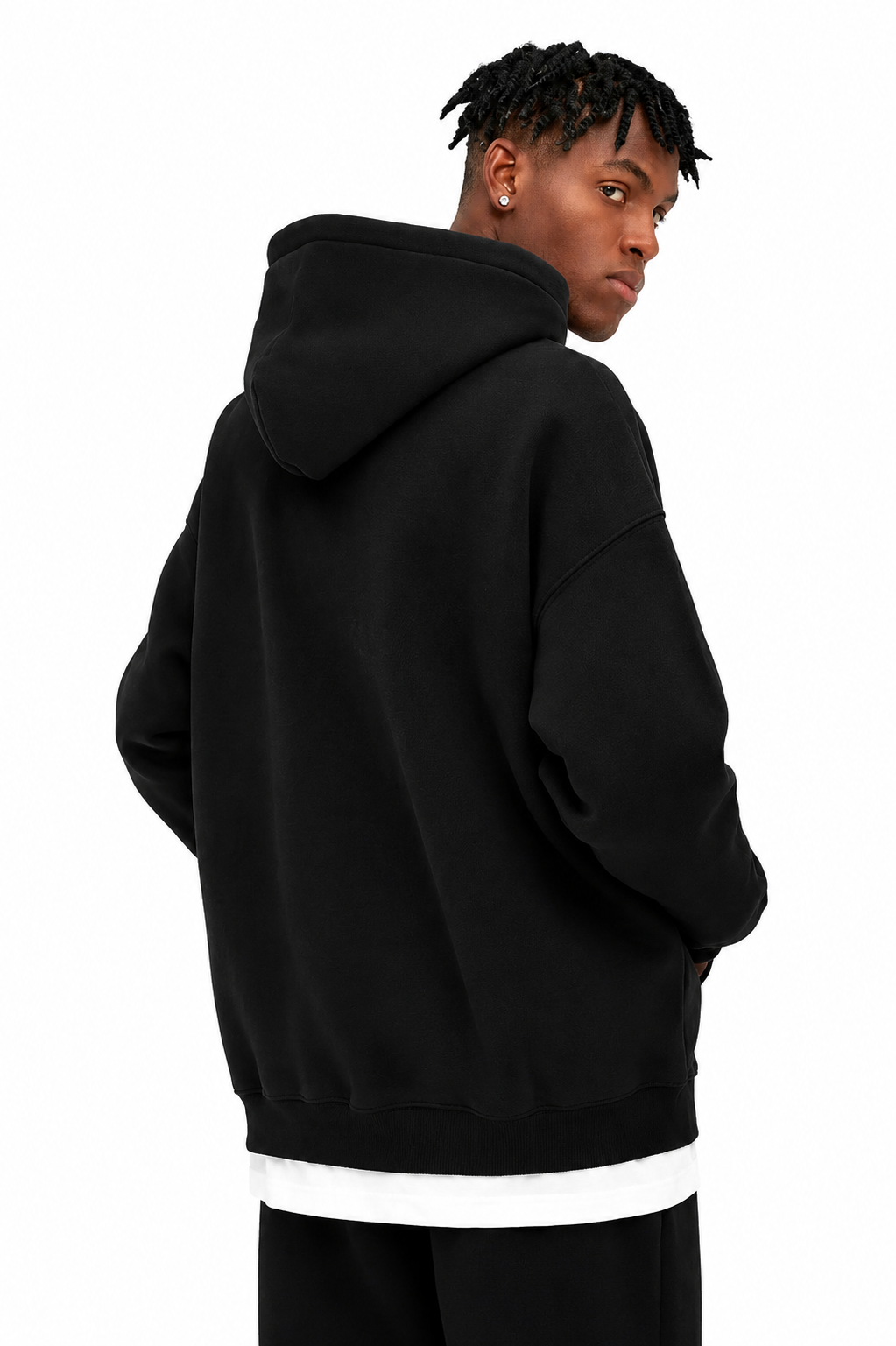 SNLL Premium Heavyweight Double Zip Hoodie | Black