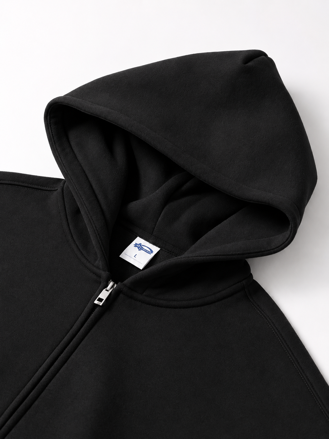 SNLL Premium Heavyweight Double Zip Hoodie | Black