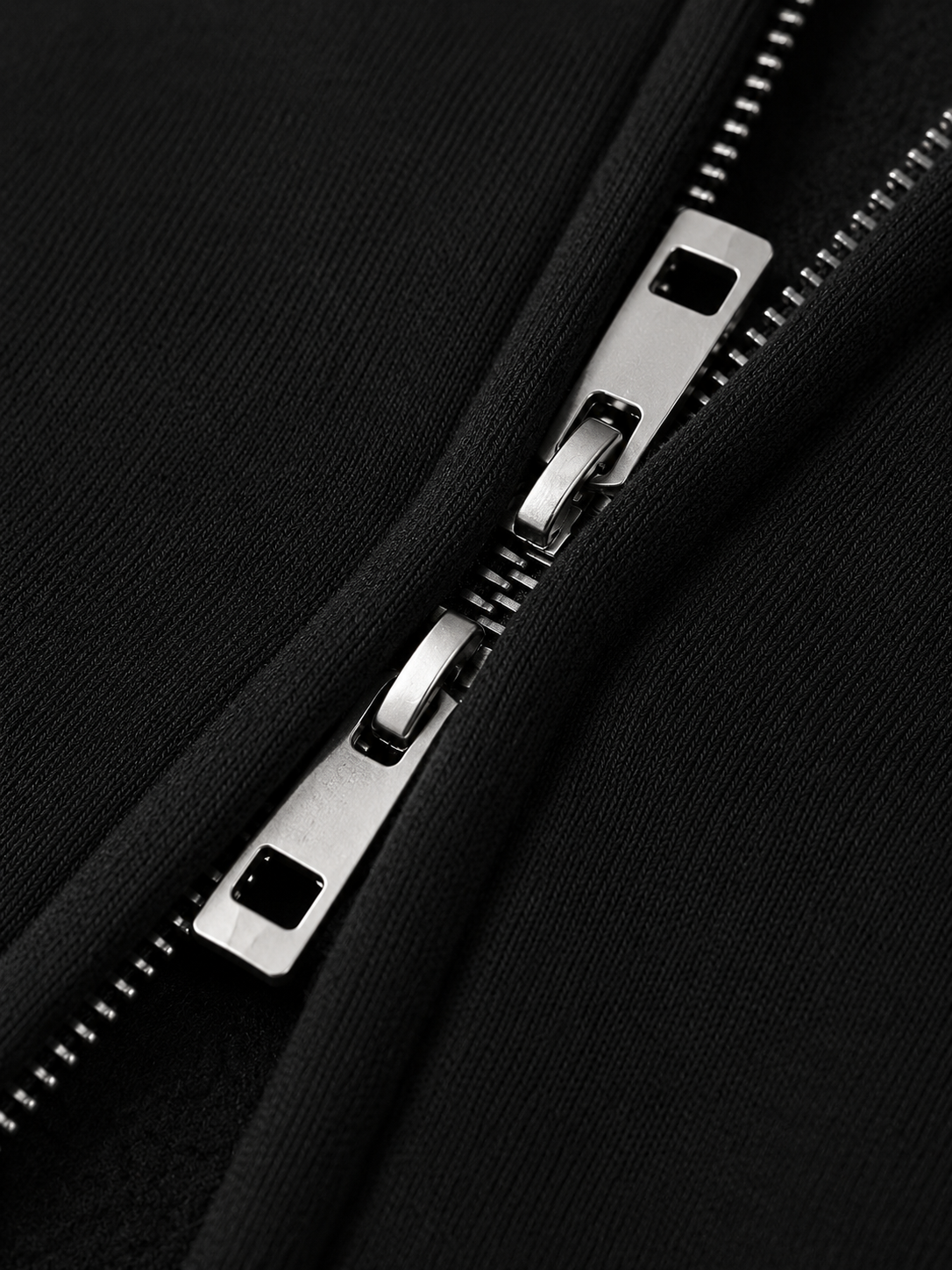 SNLL Premium Heavyweight Double Zip Hoodie | Black