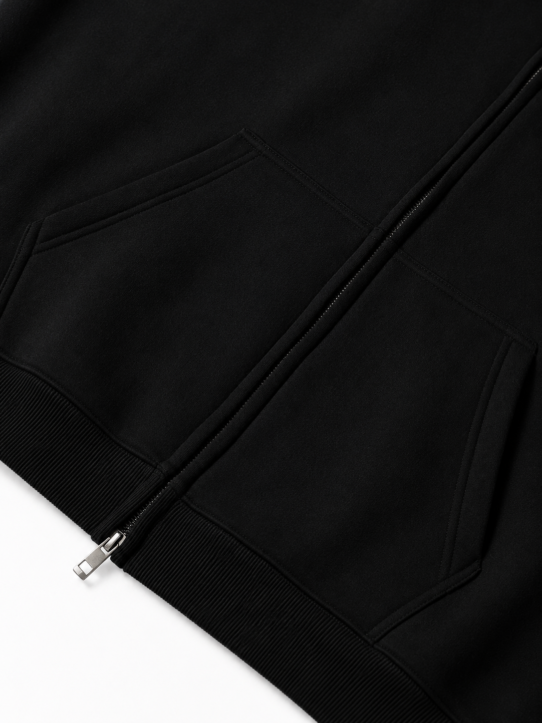 SNLL Premium Heavyweight Double Zip Hoodie | Black